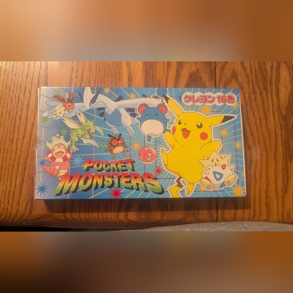 Pocket Monsters Vintage Pokemon Crayons - Picture 1 of 6